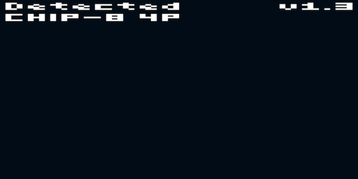 CHIP-8 4P on an emulated COSMAC VIP Detection Result