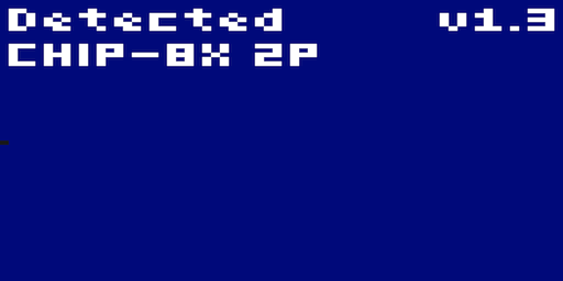 CHIP-8X-2P on an emulated COSMAC VIP Detection Result
