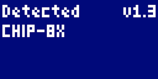 CHIP-8X on an emulated COSMAC VIP Detection Result