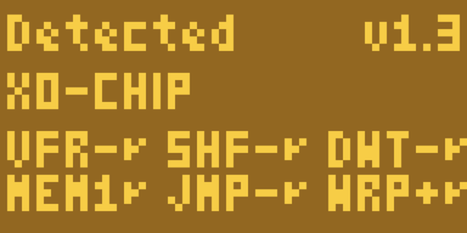 XO-CHIP on Octo Detection Result